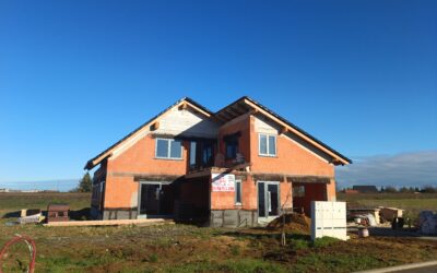 Aktuálně z výstavby rodinných domů v lokalitě Hutník